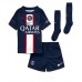 Paris Saint-Germain Achraf Hakimi #2 Hjemmedraktsett Barn 2022-23 Kortermet (+ korte bukser)